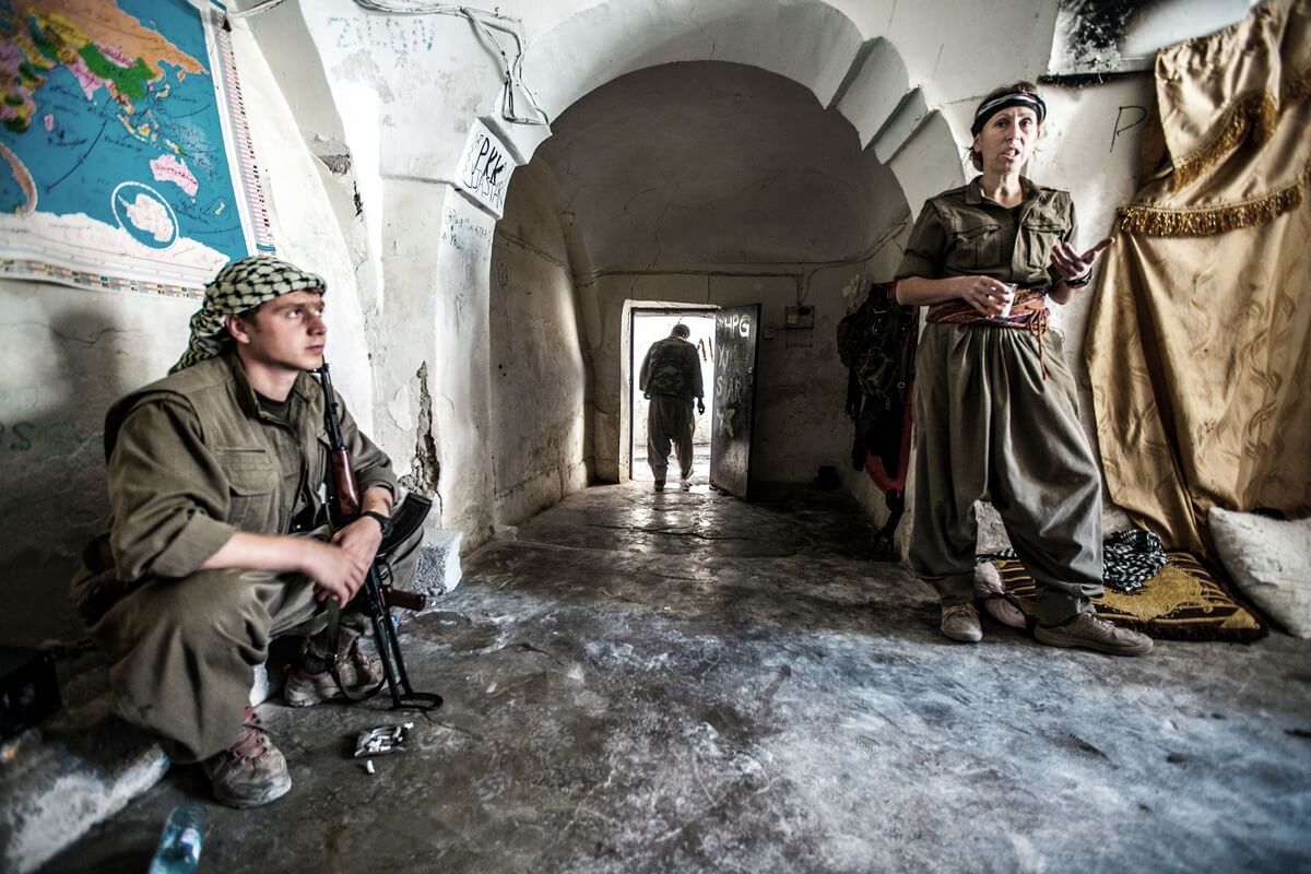 Frontline in Sinjar, Iraq 2015