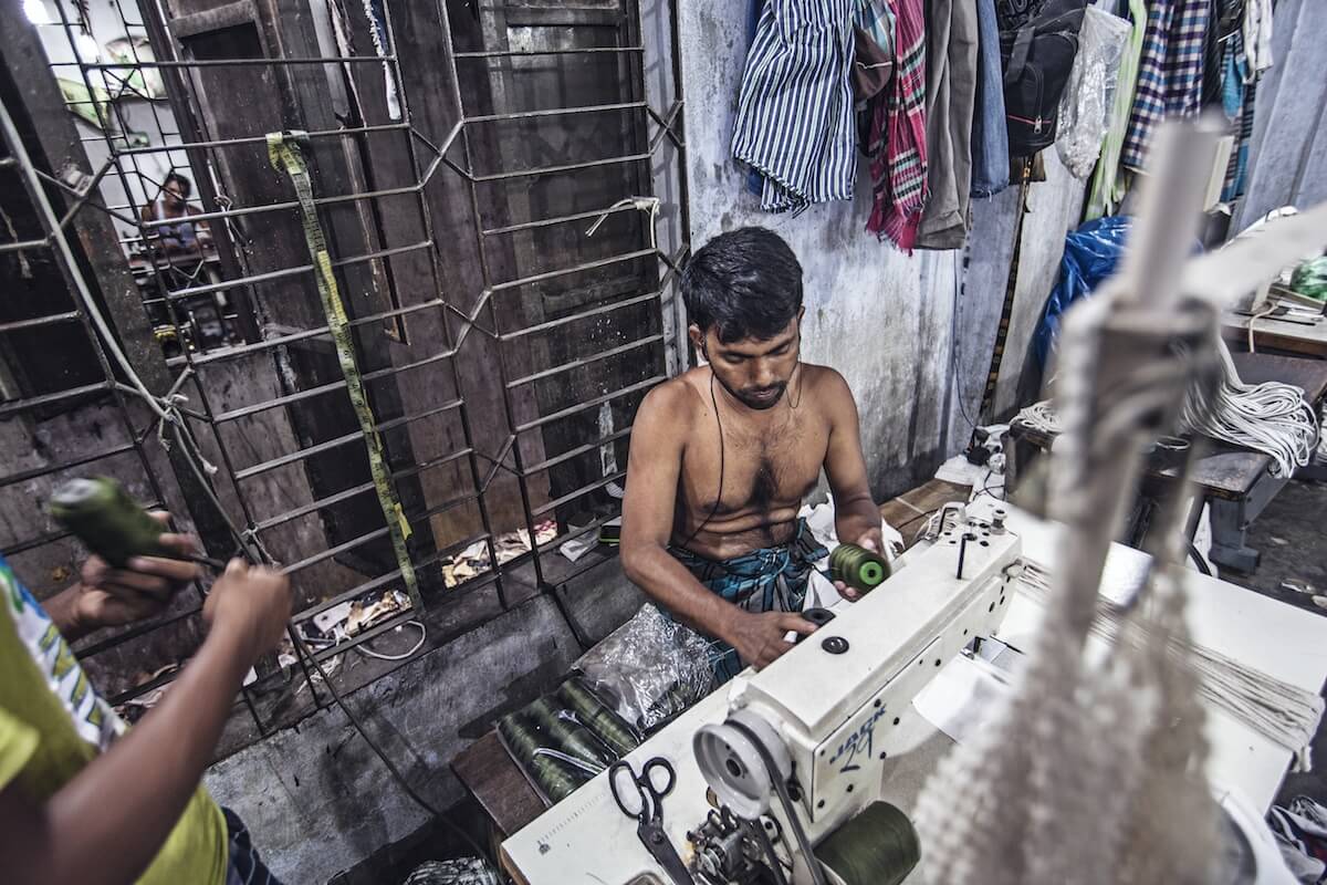 Garment factories in Dhaka, Bangladesh 2015