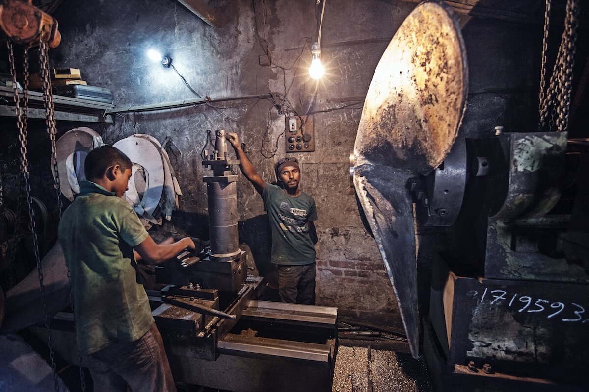 Workers in Dhaka, Bangladesh 2015